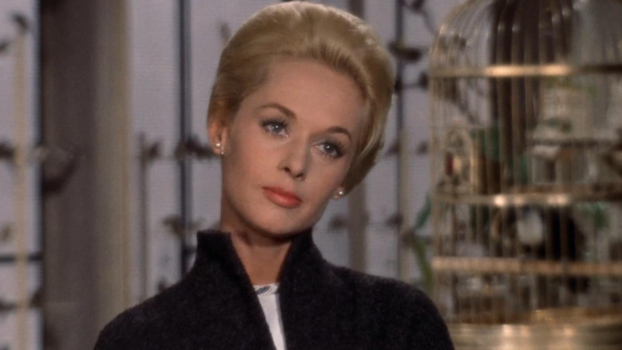  Tippi Hedren in The Birds. 