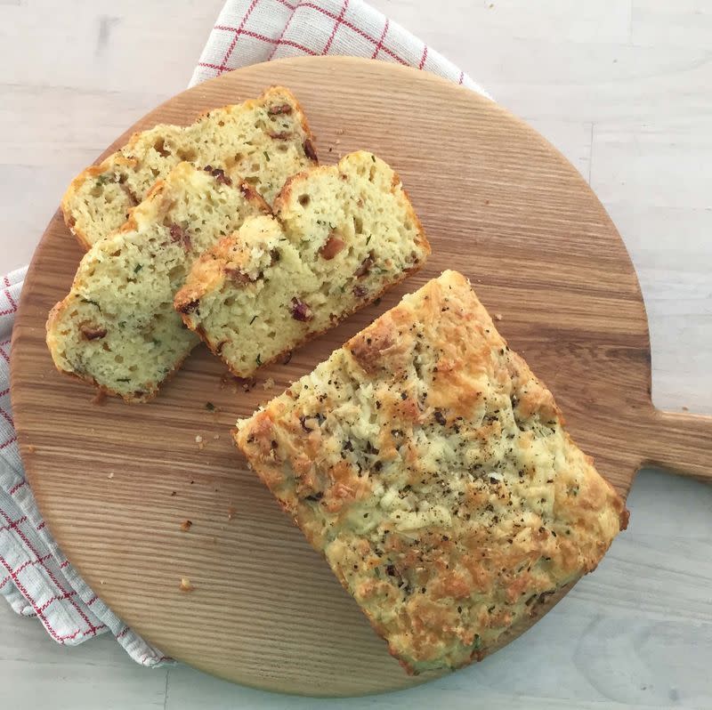 Cheddar, Bacon, and Chive Quick Bread