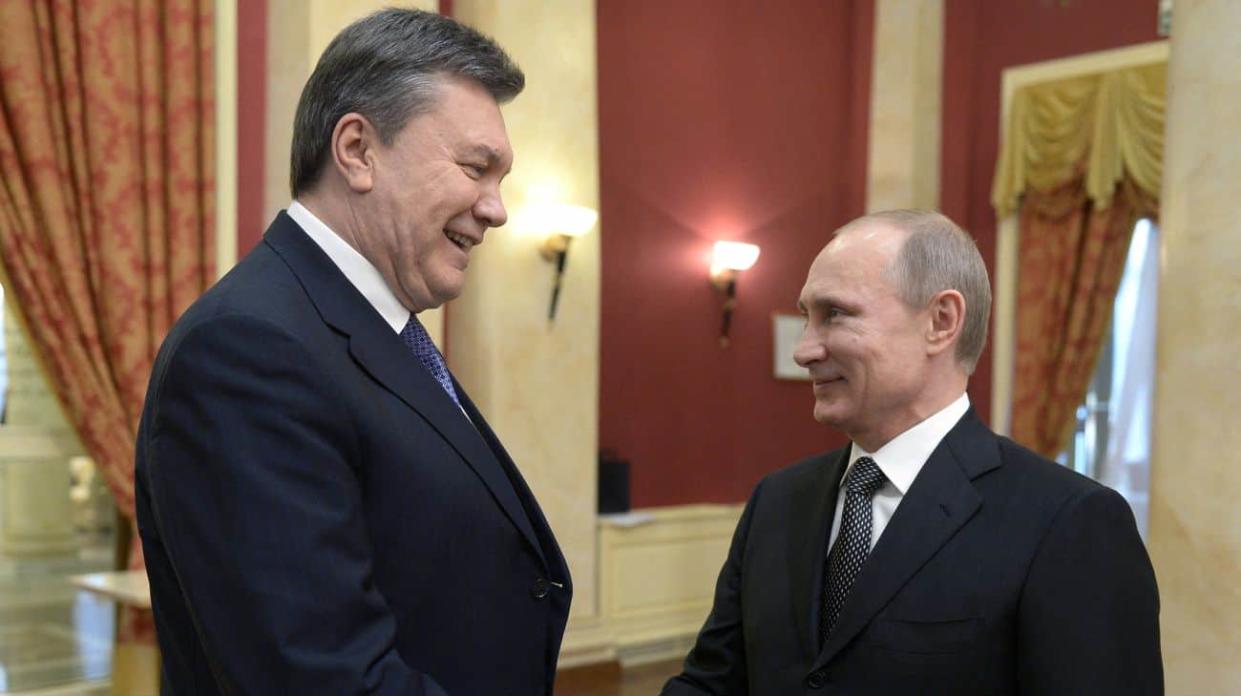 Viktor Yanukovych and Vladimir Putin. Photo: Getty Images