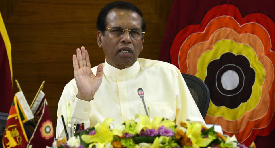 Sri Lankan President Maithripala Sirisena. Source: Getty