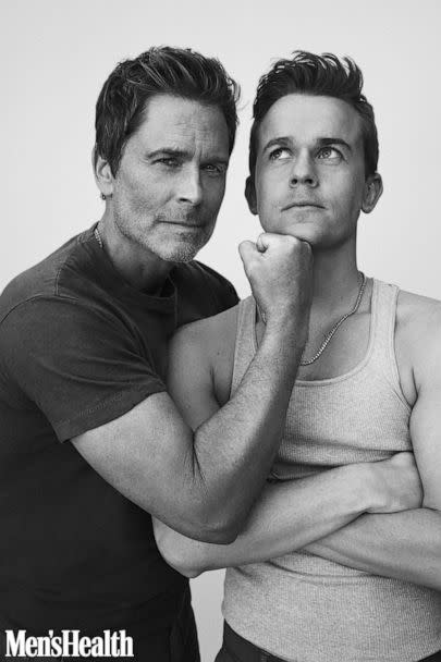 PHOTO: Rob Lowe and John Owen Lowe appear in a cover story in Men's Health magazine. (Mark Williams & Sara Hirakawa for Men's Health)