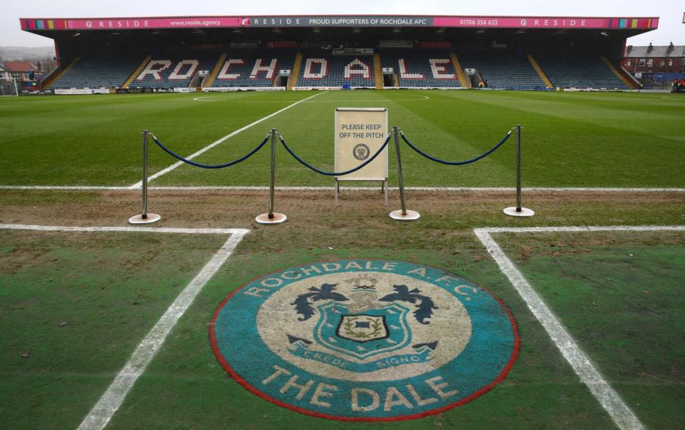 Rochdale's stadium.