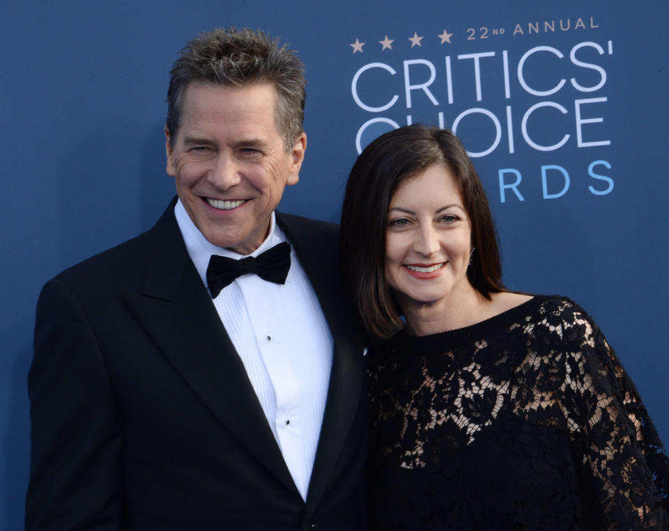 <span><span>Tim Matheson and wife Elizabeth Marighetto, 2016</span><span>Jim Ruymen/UPI/Shutterstock</span></span>