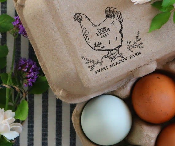 Custom Egg Carton Stamp