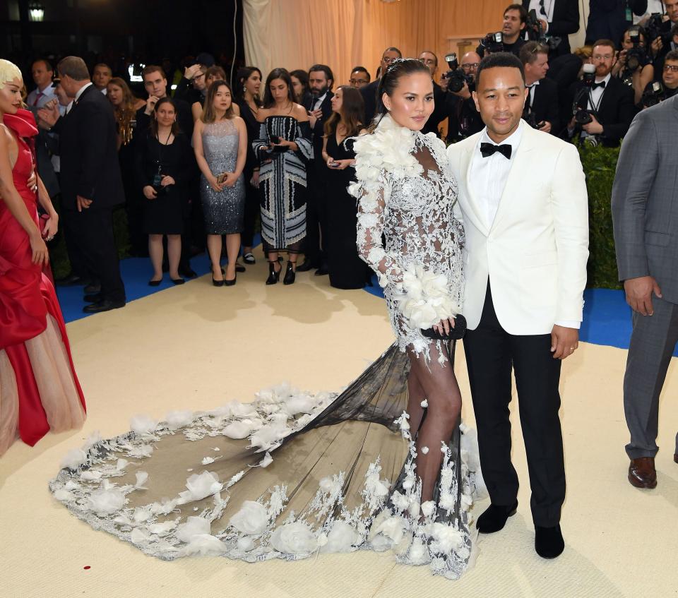 There’s no shortage of exquisite ways to wear a train at the Met Gala and we've rounded up our favorite looks.