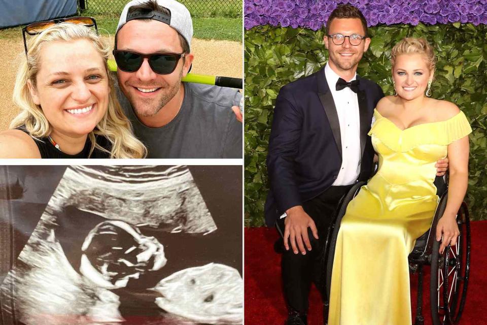 Glee Alum Ali Stroker Announces First Pregnancy with Husband David Perlow: 'Dream Come True'. https://www.instagram.com/p/CgFazYkueQR/?utm_source=ig_web_copy_link. ; NEW YORK, NY - JUNE 09: David Perlow and Ali Stroker attend the 2019 Tony Awards at Radio City Music Hall on June 9, 2019 in New York City. (Photo by Taylor Hill/FilmMagic,)