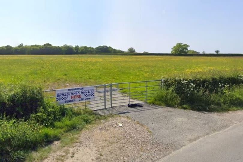 A crash site in Kent