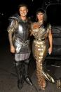 <p>The couple that dresses together, stays together — at least that’s what must have the reality stars must have been thinking when they went as Mark Antony and Cleopatra. They were wrong. (Photo: AKM-GSI) </p>