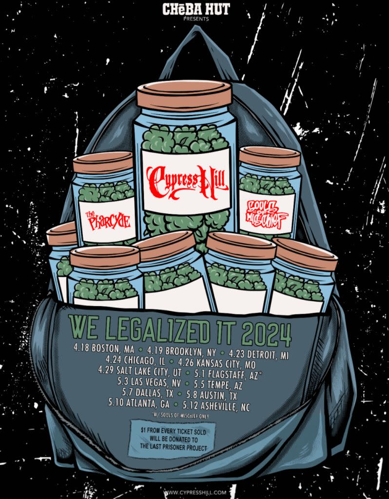 cypress hill 2024 tour dates we legalized it hip hop rap music news tickets