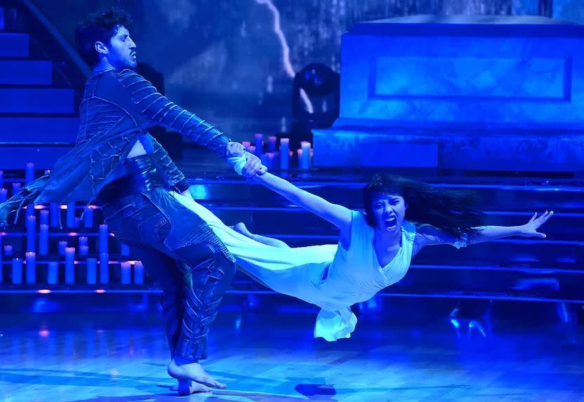 ‘Dancing With the Stars’ Halloween Night Includes a Mysterious Injury, a Nod to ‘Buffy’ and Another Surprising Elimination