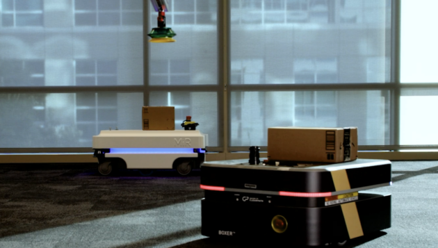 Amazon’s new RoboRunner cloud service can orchestrate the operation of robots from multiple vendors. (Amazon Photo)