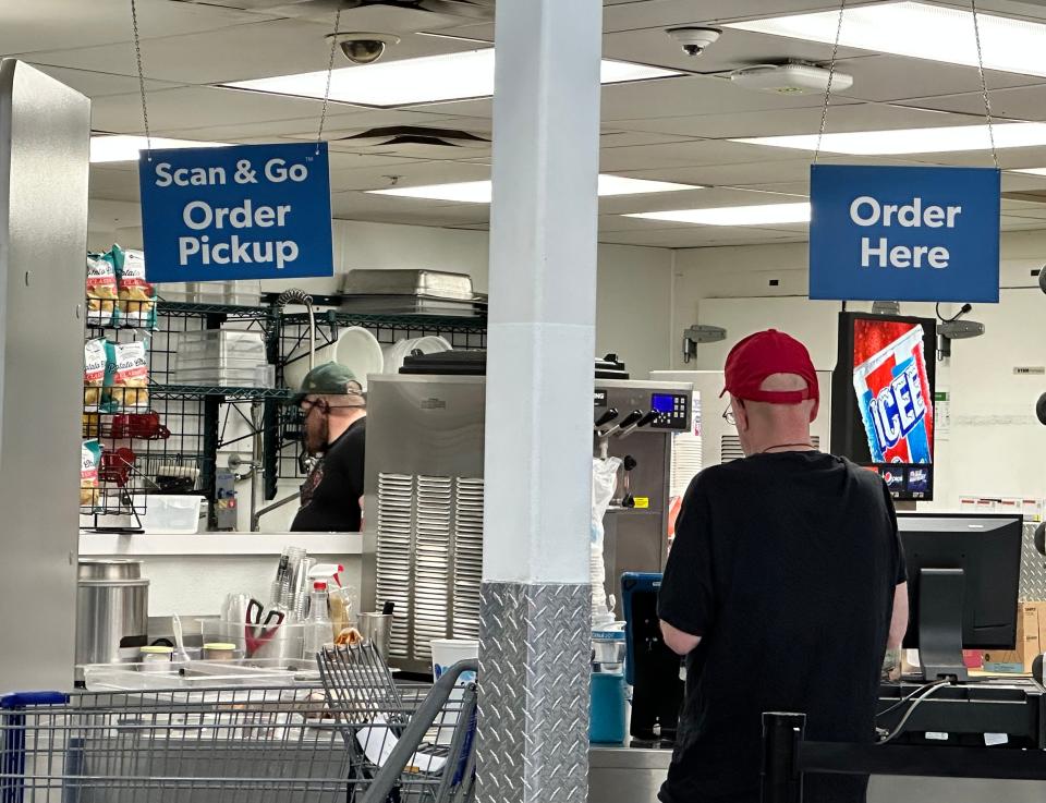 Ordering is quick and easy at the Sam's Club food court in Jackson Township.