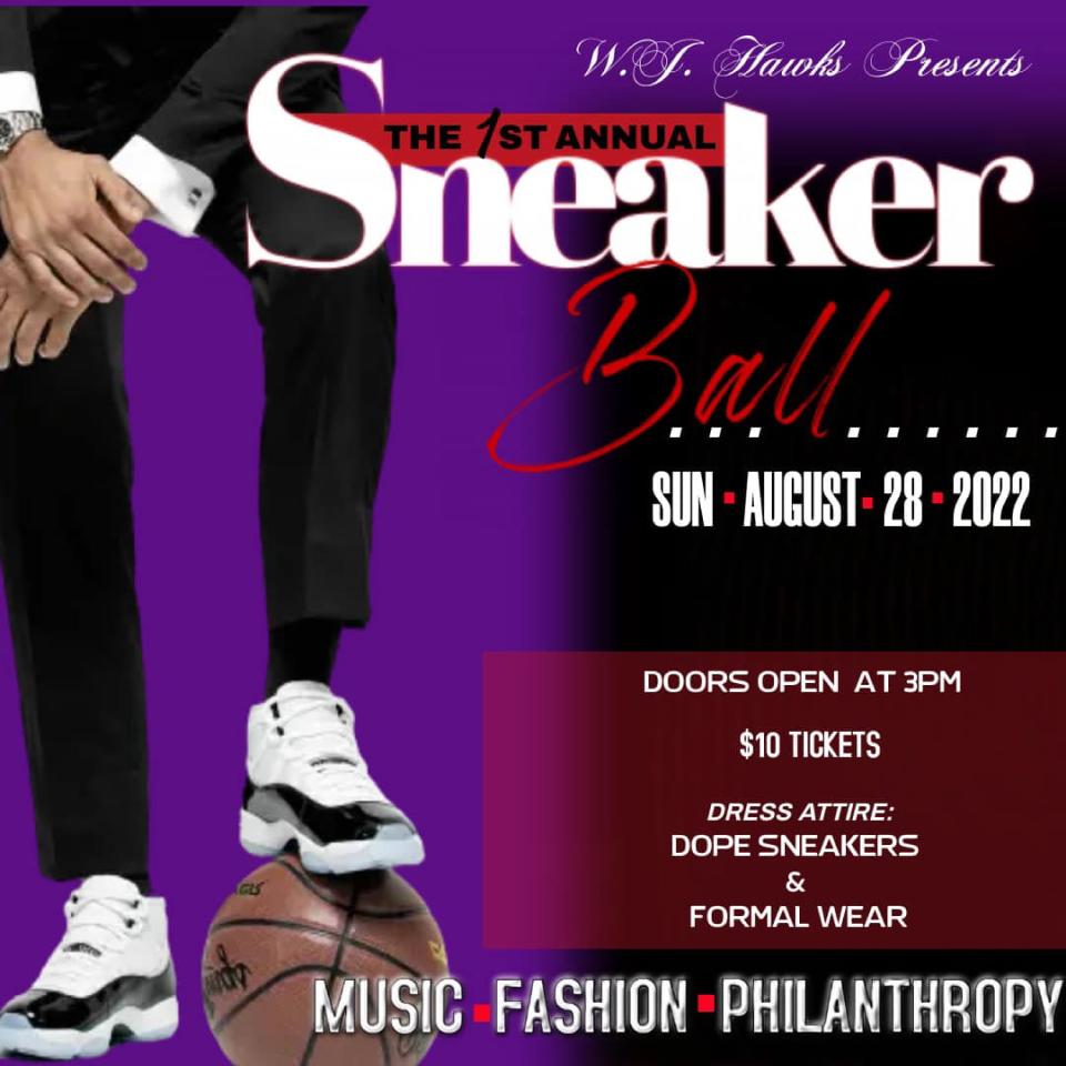 Dress up with your best sneakers for the Sneaker Ball on Sunday.