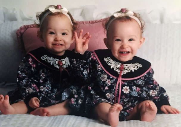 PHOTO: Alex and Jaci Hermstad are pictured at approximately 1-year-old, circa 1994. (Courtesy Lori Hermstad)