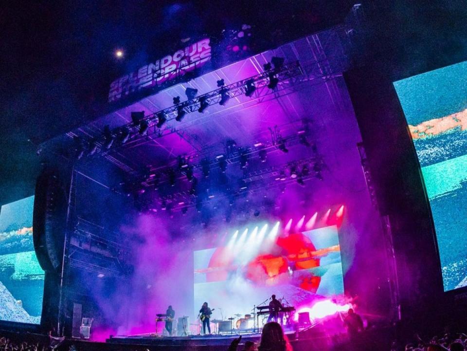 Australia’s biggest music festival was forced to cancel day one acts following torrential rain in Byron Bay  (Instagram @splendourinthegrass)