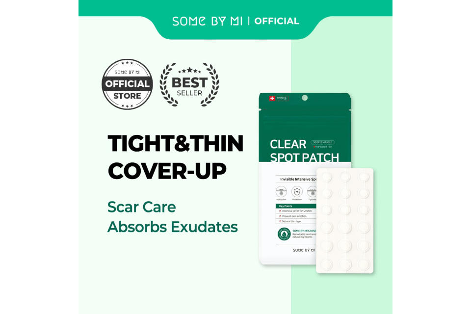 SOMEBYMI 30 Days Miracle Clear Spot Patch, 18ea [1,3 Packs]. (Photo: Shopee SG)