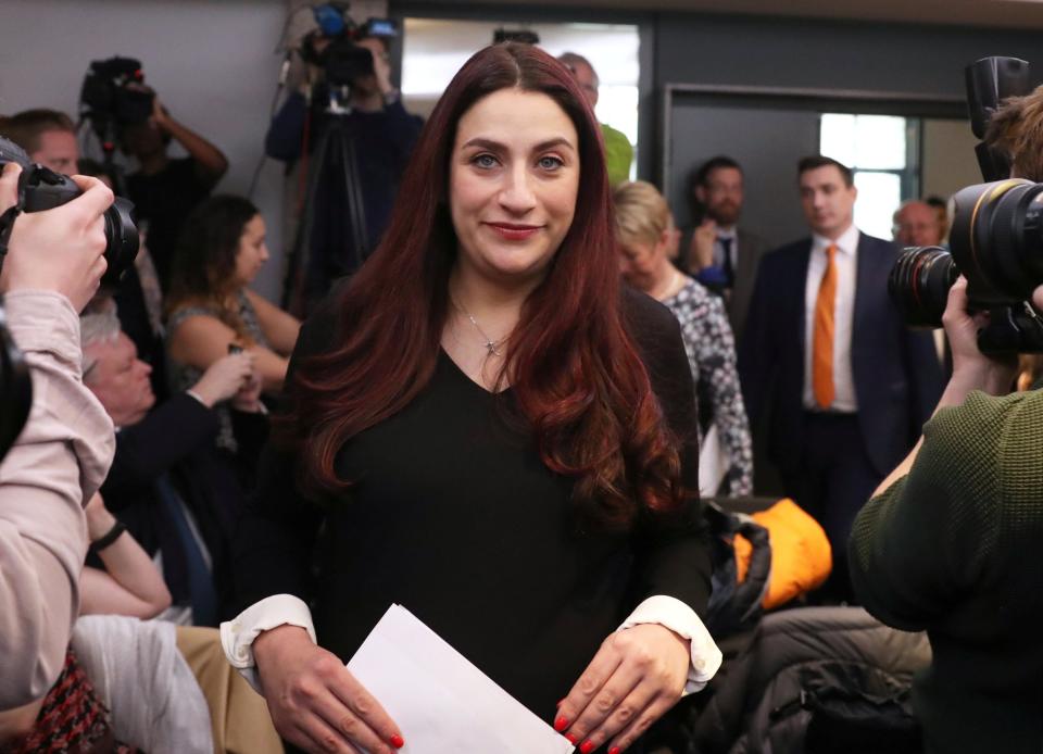 Luciana Berger said she had become embarassed to be in the Labour party