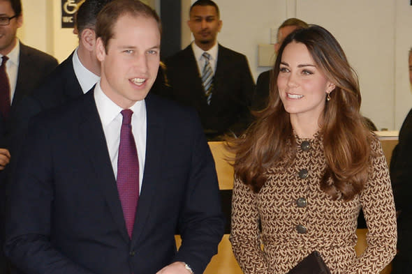 The Duke and Duchess of Cambridge, leave following their visit to crime prevention charity Only Connect's Head Office in Euston, London.