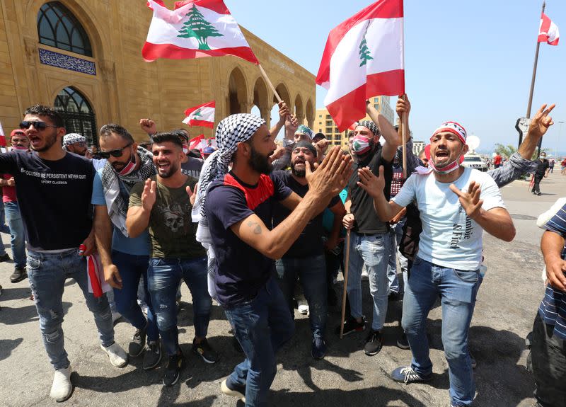 Protest against the government performance and worsening economic conditions, in Beirut