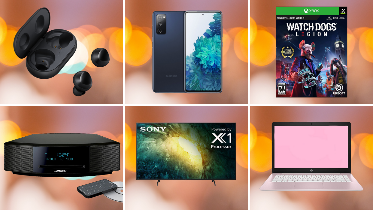 On Cyber Monday, all the world's a tech sale: Save on Sony, Samsung, Apple, Microsoft and so much more. (Photo: Yahoo Life)