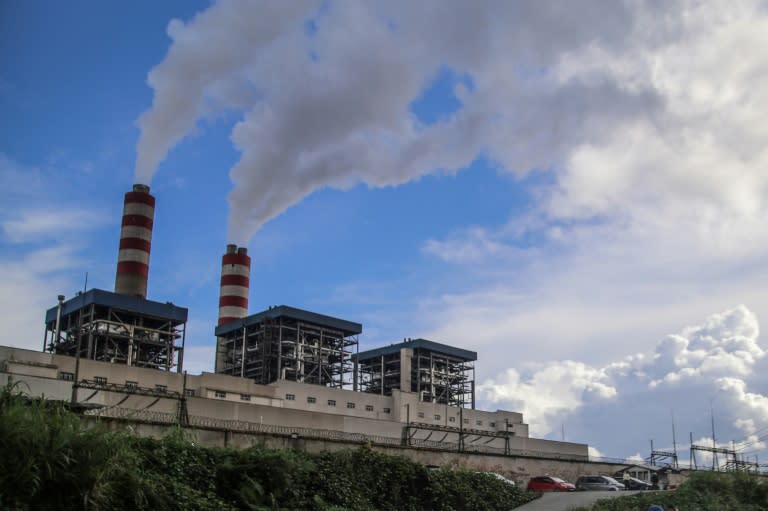 Plantas de tratamiento de níquel en el parque industrial de Weda Bay en Lelilef, en Indonesia, el 7 de julio de 2024 (AZZAM RISQULLAH)