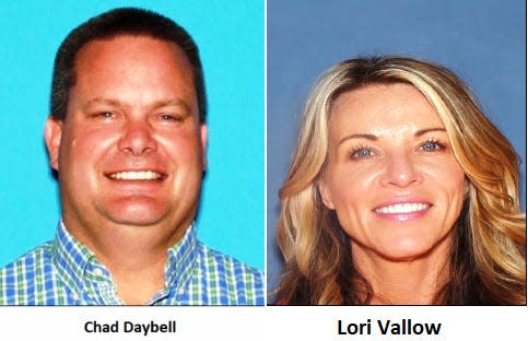 The Rexburg Police Department released these photos of Chad Daybell and Lori Vallow, who are wanted for questioning. Vallow's children have been missing since September, police said, and Daybell's previous wife was found dead in October.