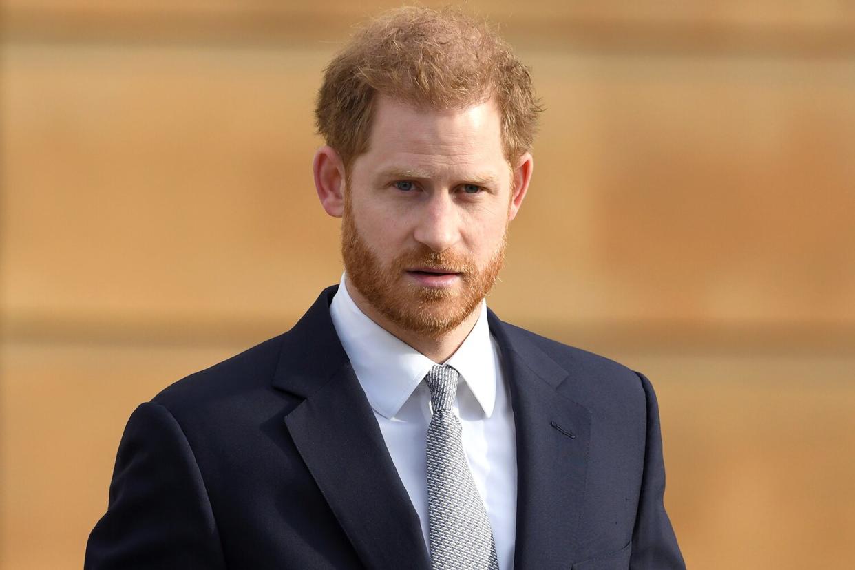 Prince Harry, Duke of Sussex hosts the Rugby League World Cup 2021 draws for the men's, women's and wheelchair tournaments at Buckingham Palace