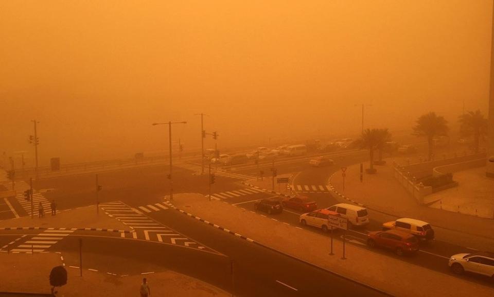 A sandstorm in Dubai