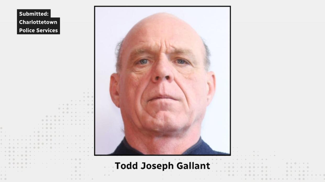 Todd Joseph Gallant, who also goes by the name of Todd Joseph Irving, did not appear in court Thursday. (CBC - image credit)