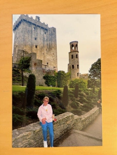 Florence Popp poses for a photo on a trip to Ireland.