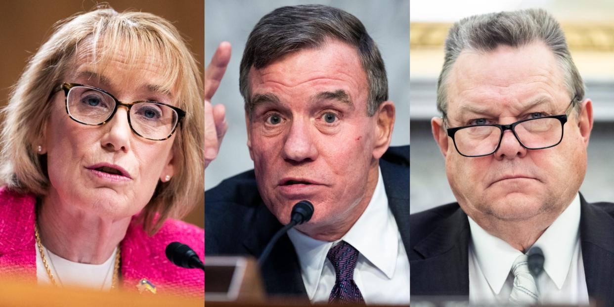 Democratic Sens. Maggie Hassan of New Hampshire, Mark Warner of Virginia, and Jon Tester of Montana all voted for the 2018 bill.