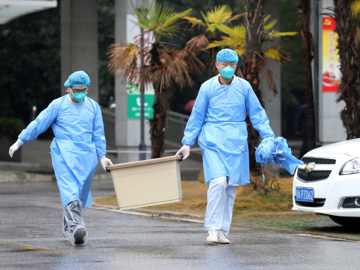 coronavirus wuhan hospital Jinyintan