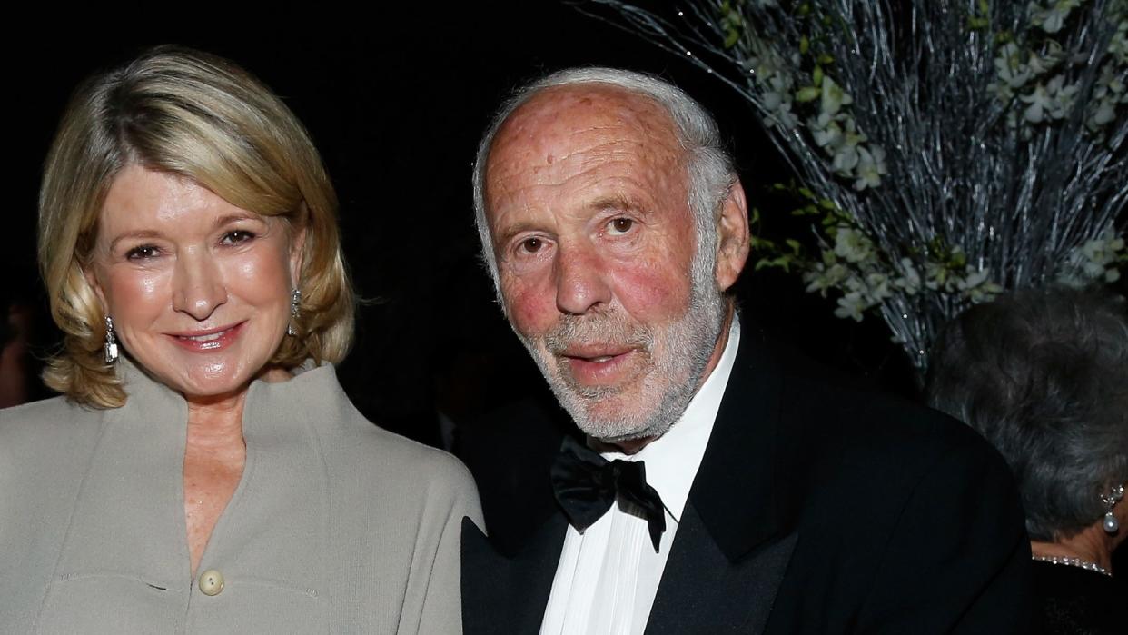 NEW YORK, NY - DECEMBER 02:  Martha Stewart and James Simons, chairman and founder of Renaissance Technologies LLC, attend the Winter Ball for Autism at Metropolitan Museum of Art on December 2, 2013 in New York City.