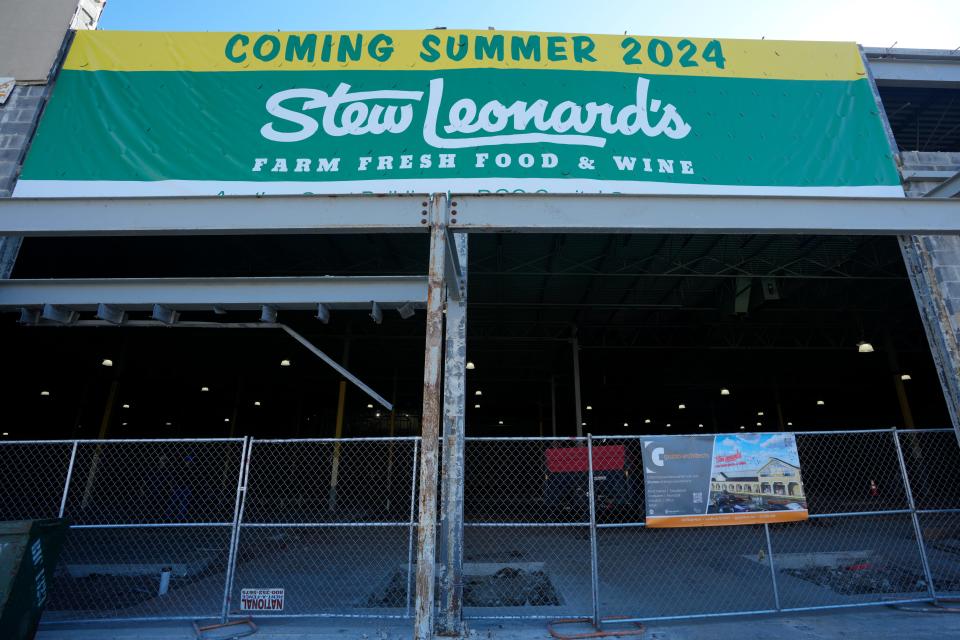 The Clifton Stew Leonards's store is scheduled to open in 2024 at Styertowne Shopping Center. Wednesday, October 11, 2023.