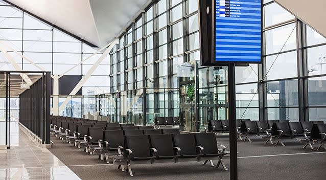 Armrests at airport lounges came in second place. Source: Getty