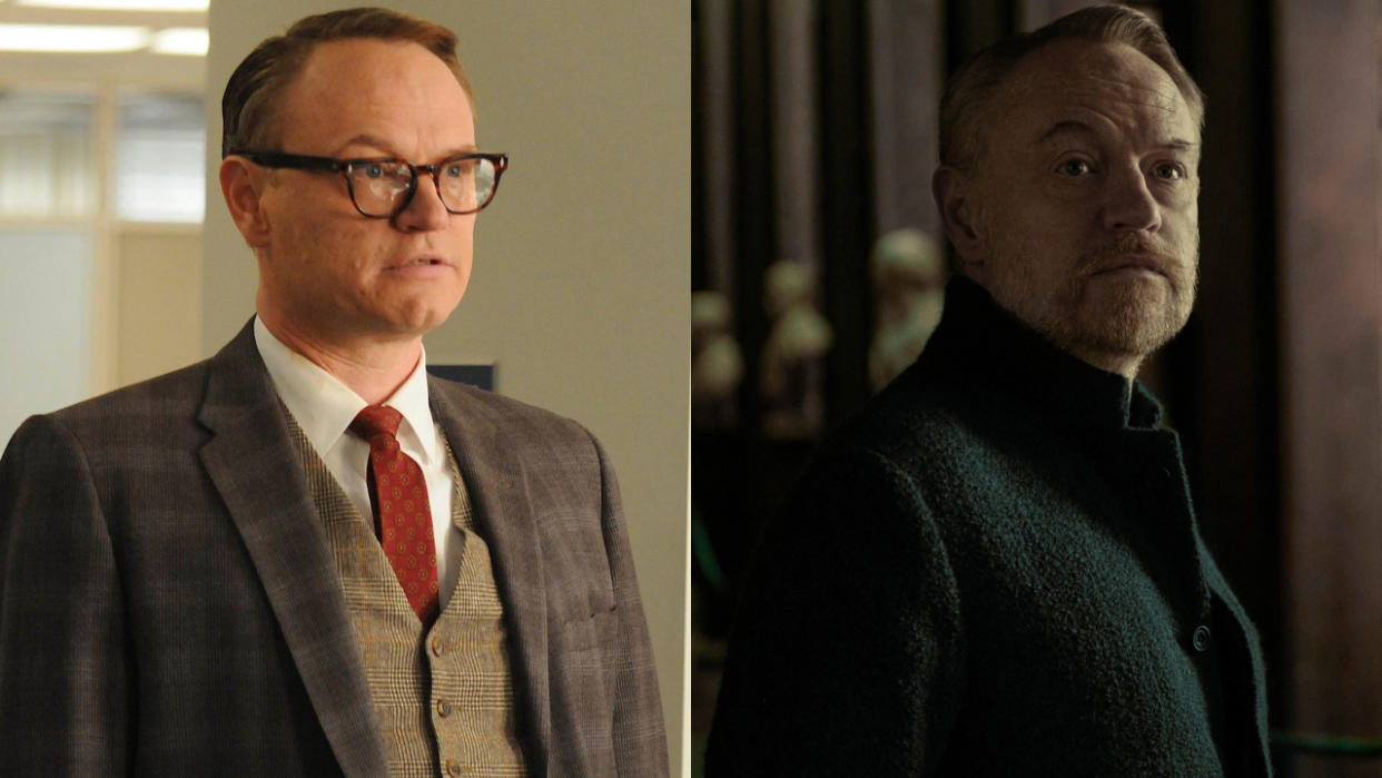  Jared Harris, pictured in Mad Men and Foundation, side by side. 