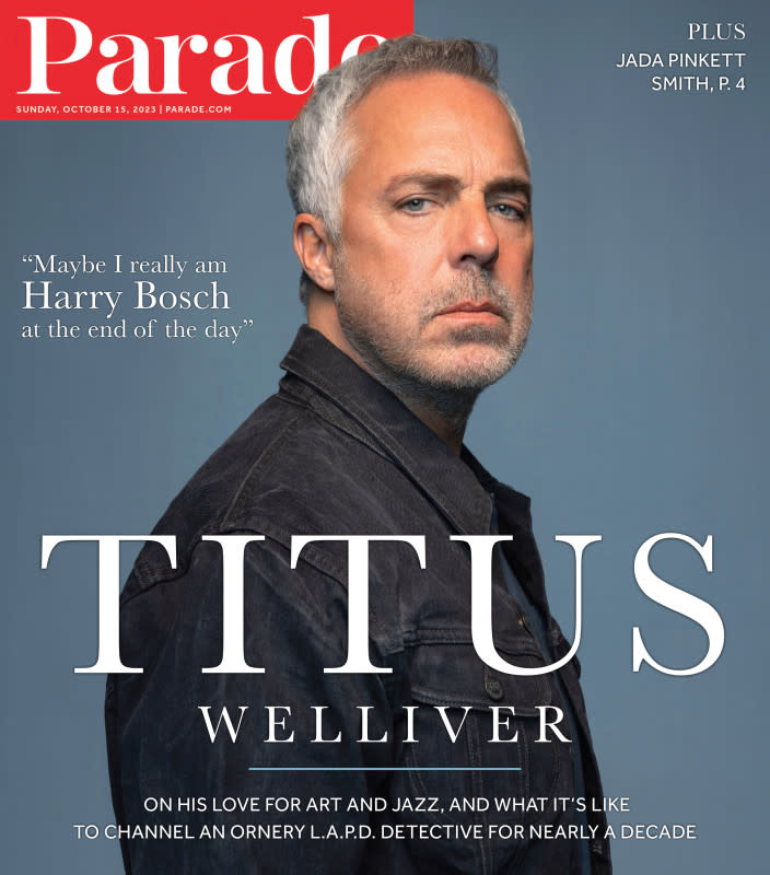 Titus Welliver Parade Cover<p>COVER PHOTOGRAPHY BY MATTHIAS CLAMER/AMAZON PRIME</p>