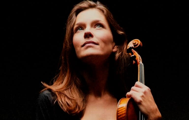 La violinista holandesa Janine Hansen