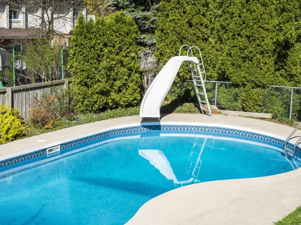 While backyard pools are a great way to cool off at home on hot summer days, it's important to keep safety in mind especially when kids are around. (Chiyacat / Shutterstock - image credit)