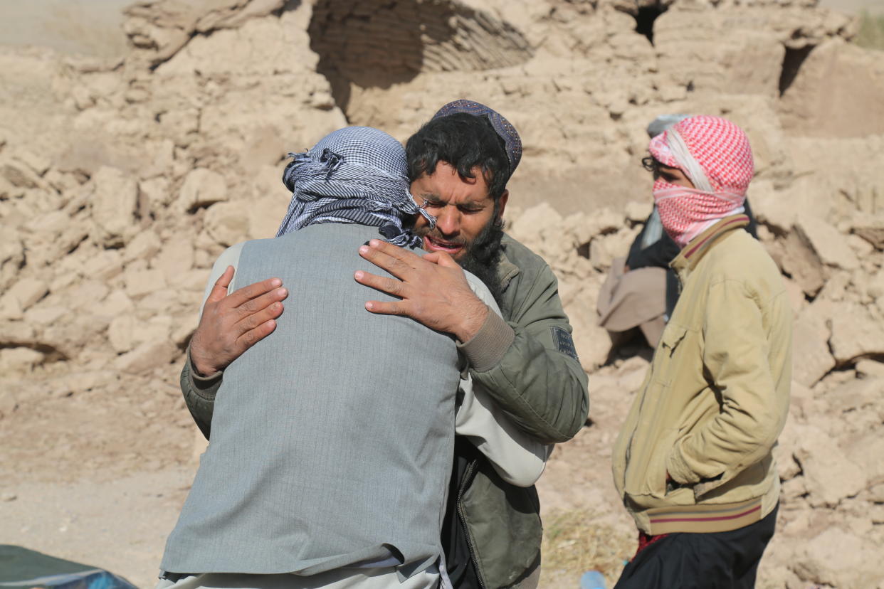 Survivors grieve the loss of loved ones after powerful earthquakes hit Afghanistan.