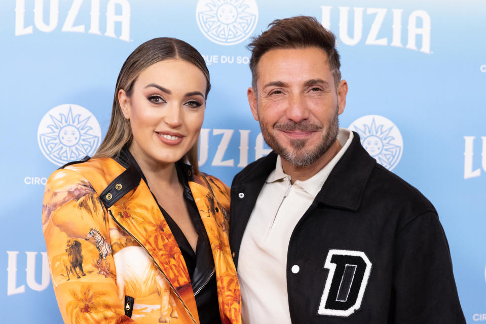 MADRID, SPAIN - NOVEMBER 08: (L-R) Marta Riesco and Antonio David Flores attend the LUZIA by Cirque Du Soleil photocall on November 08, 2022 in Madrid, Spain. (Photo by Aldara Zarraoa/Getty Images)