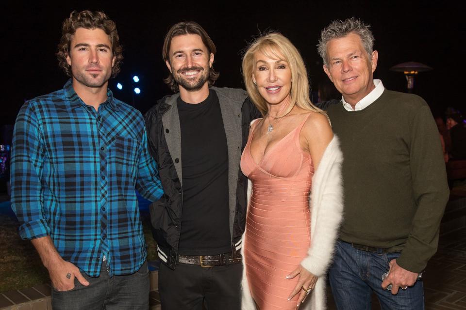 Brody and Brandon Jenner & Linda Thompson