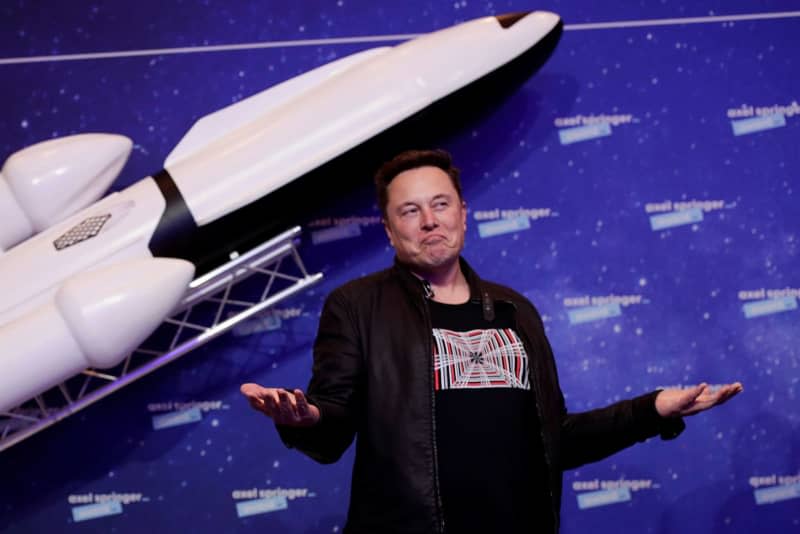 Companies like Elon Musk’s SpaceX and Jeff Bezos’ Blue Origin are working to open space travel for more people. Hannibal Hanschke/Reuters Images Europe/Pool/dpa