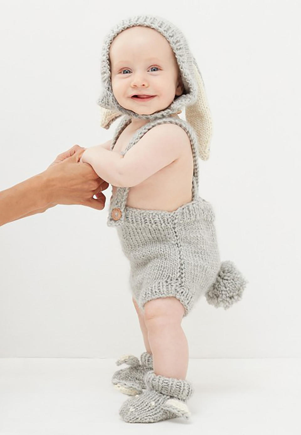 Knitted Baby Bunny Costume