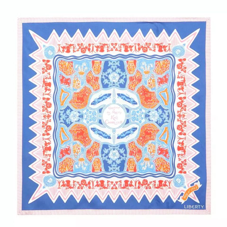 <p><a href="https://go.redirectingat.com?id=74968X1596630&url=https%3A%2F%2Fwww.libertylondon.com%2Fus%2Froyal-fanfare-silk-twill-scarf-%252845x45cm%2529-R512846006.html&sref=https%3A%2F%2Fwww.bestproducts.com%2Flifestyle%2Fg43566568%2Fbest-gifts-for-royal-family-fans%2F" rel="nofollow noopener" target="_blank" data-ylk="slk:Shop Now;elm:context_link;itc:0;sec:content-canvas" class="link ">Shop Now</a></p><p> Royal Fanfare Silk Twill Scarf</p><p>$125.00</p><p>www.libertylondon.com</p>