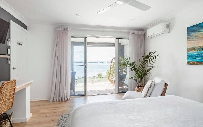 Lake Macquarie Airbnb with views of the water