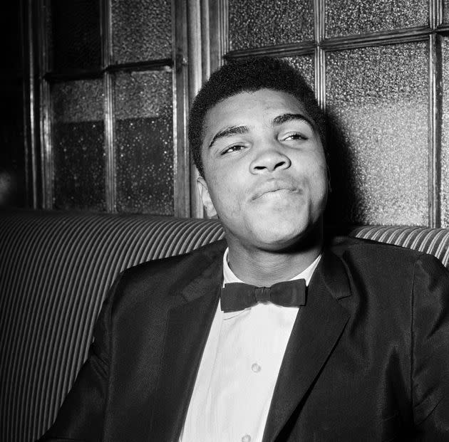 Muhammad Ali pictured in 1963