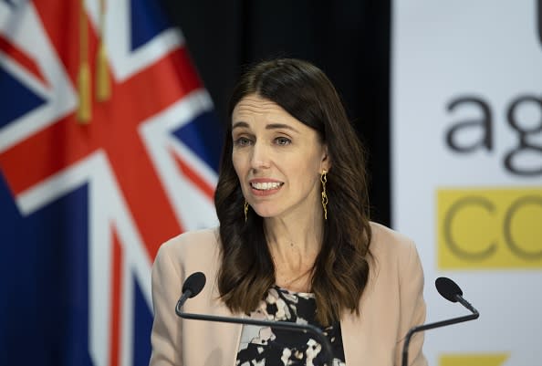 Prime Minister Jacinda Ardern is pictured.