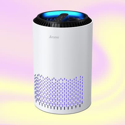 The Aroeve air purifier with an aromatherapy function