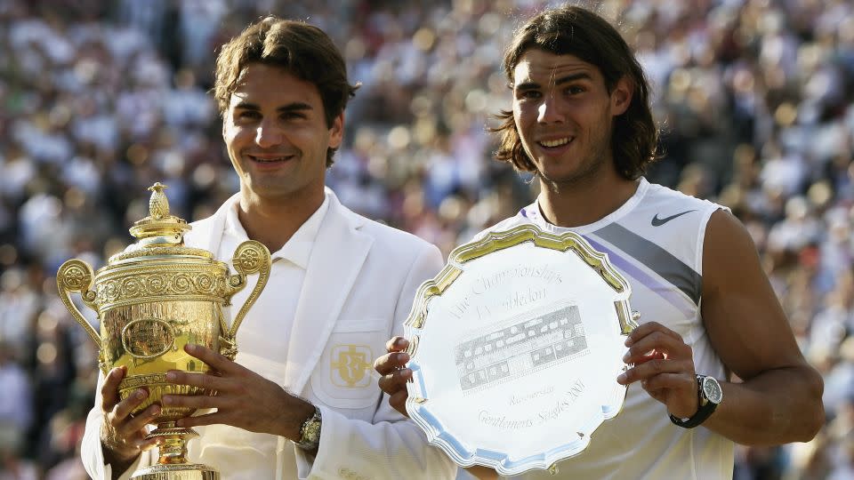 Roger Federer and Rafael Nadal have gave tennis fans one of the sport's greatest rivalries. - Clive Brunskill/Getty Images/File